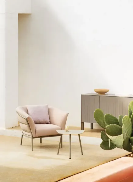 Canapé extérieur de luxe italien en aluminium personnalisable et résistant à Manosque dans les Bouches du Rhône