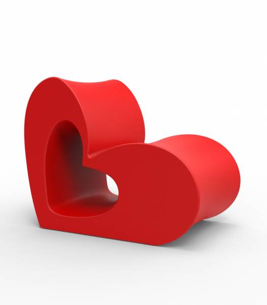 chaise de jardin design pour enfant, en forme de coeur, Aix-en-Provence