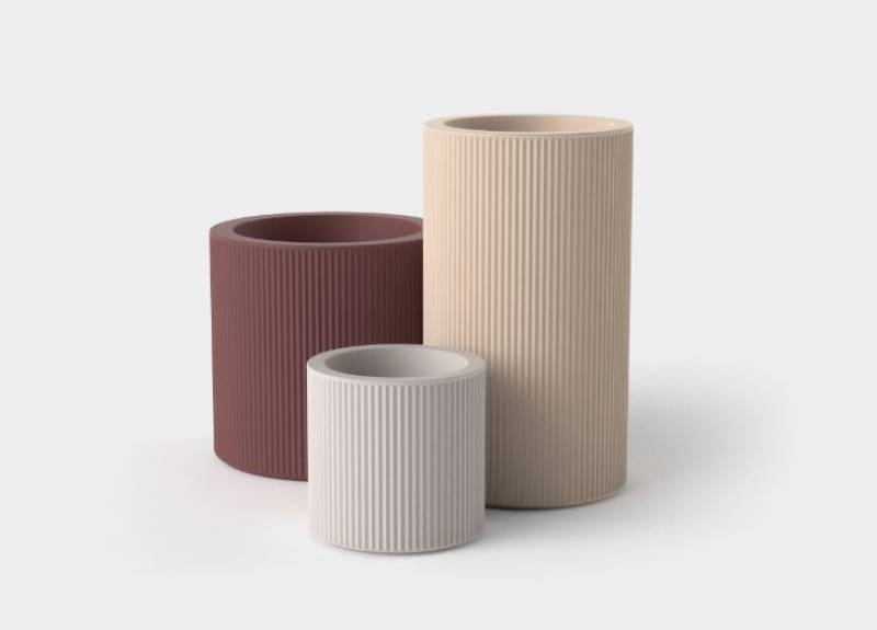 Jardinière en polyéthylène mat personnalisable et sophistiqué haut de gamme pour habiller votre extérieur à Cassis