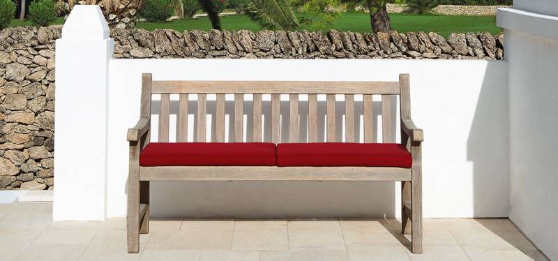 banc de jardin en teck décapé, haute qualité, Aubagne