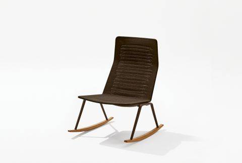 fauteuil à bascule de jardin, contemporain, haut de gamme, Aix-en-Provence