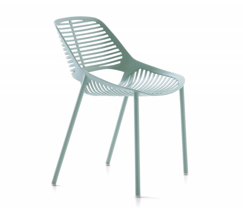 chaise de jardin design empilable en aluminium haut de gamme, Aix-en-Provence