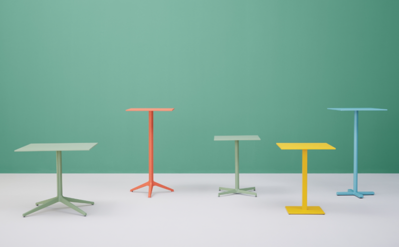 La table Ypsylon de PEDRALI  en aluminium à Marseille